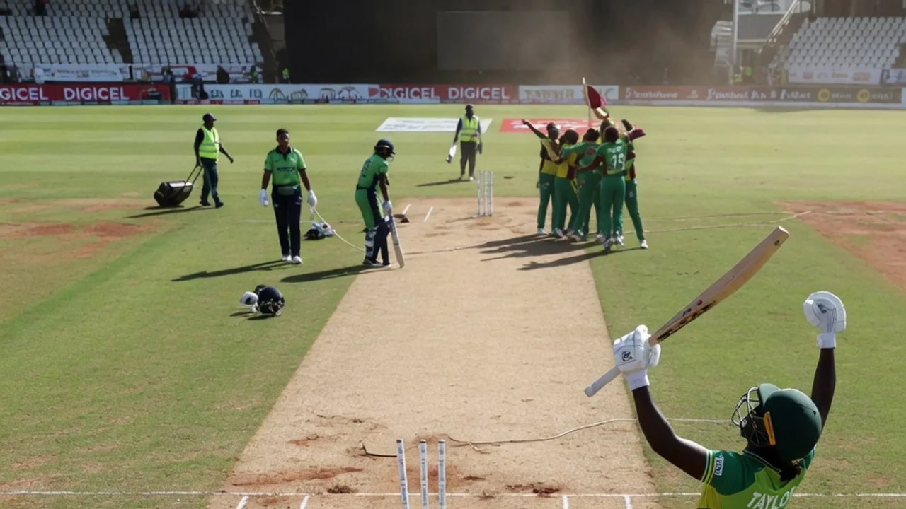 Taylor’s knock breaks Ireland’s resistance